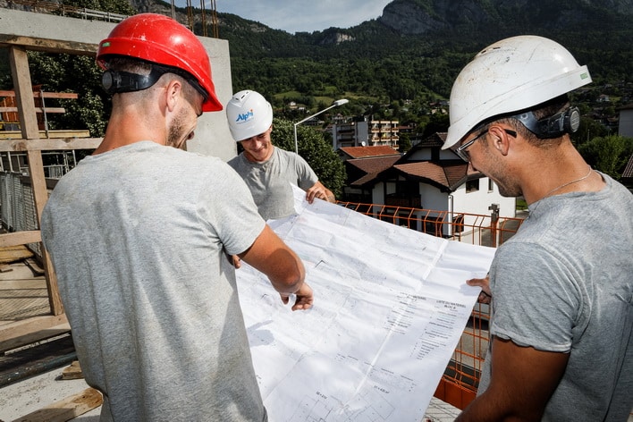 Photographe BTP Lyon — chantier de construction suivi par Romain Rubini