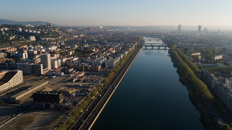 drone panorama lyon reportage