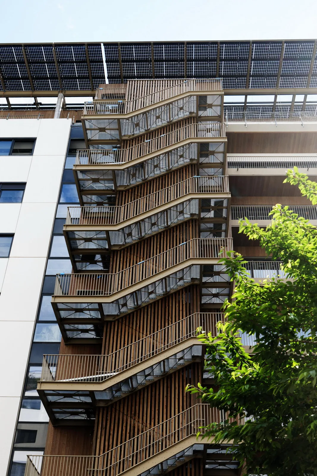 Rénovation immeuble Le Vejjo, Evolem Lyon — volumes et matières — photographe d'architecture Rhône-Alpes