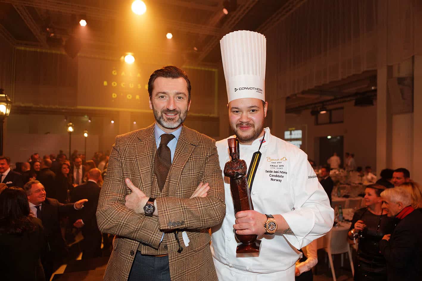 Reportage photo Bocuse d'Or marque HUBLOT sponsor officiel événement gastronomique international Lyon — Romain Rubini