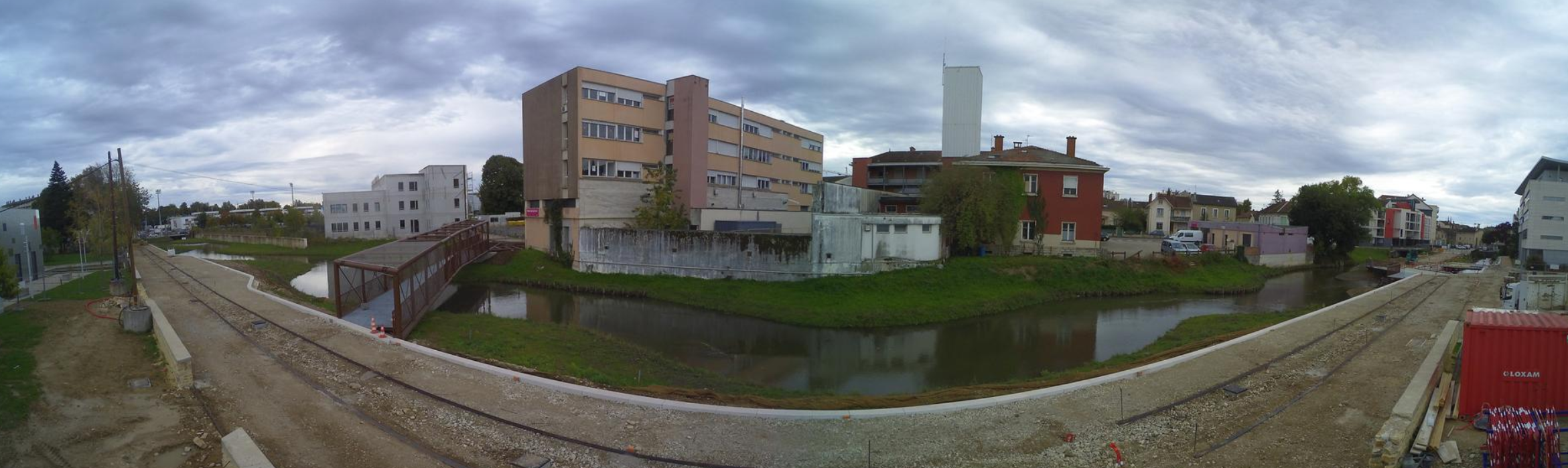 Timelapse renaturation Reyssouze Bourg-en-Bresse — Rubiniphot