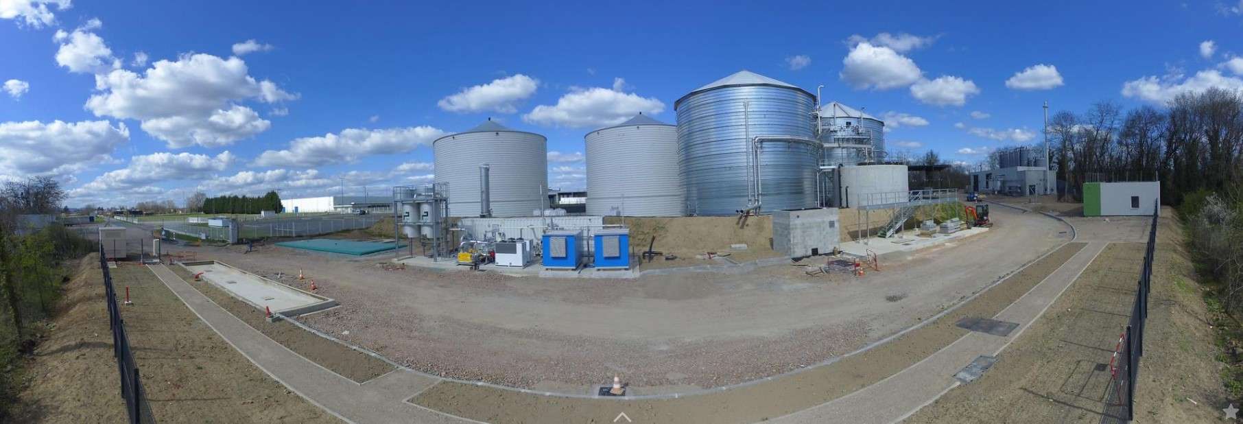 Timelapse usine méthanisation SUEZ Roanne — Rubiniphot